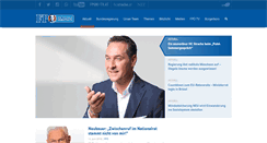Desktop Screenshot of fpoe-parlamentsklub.at